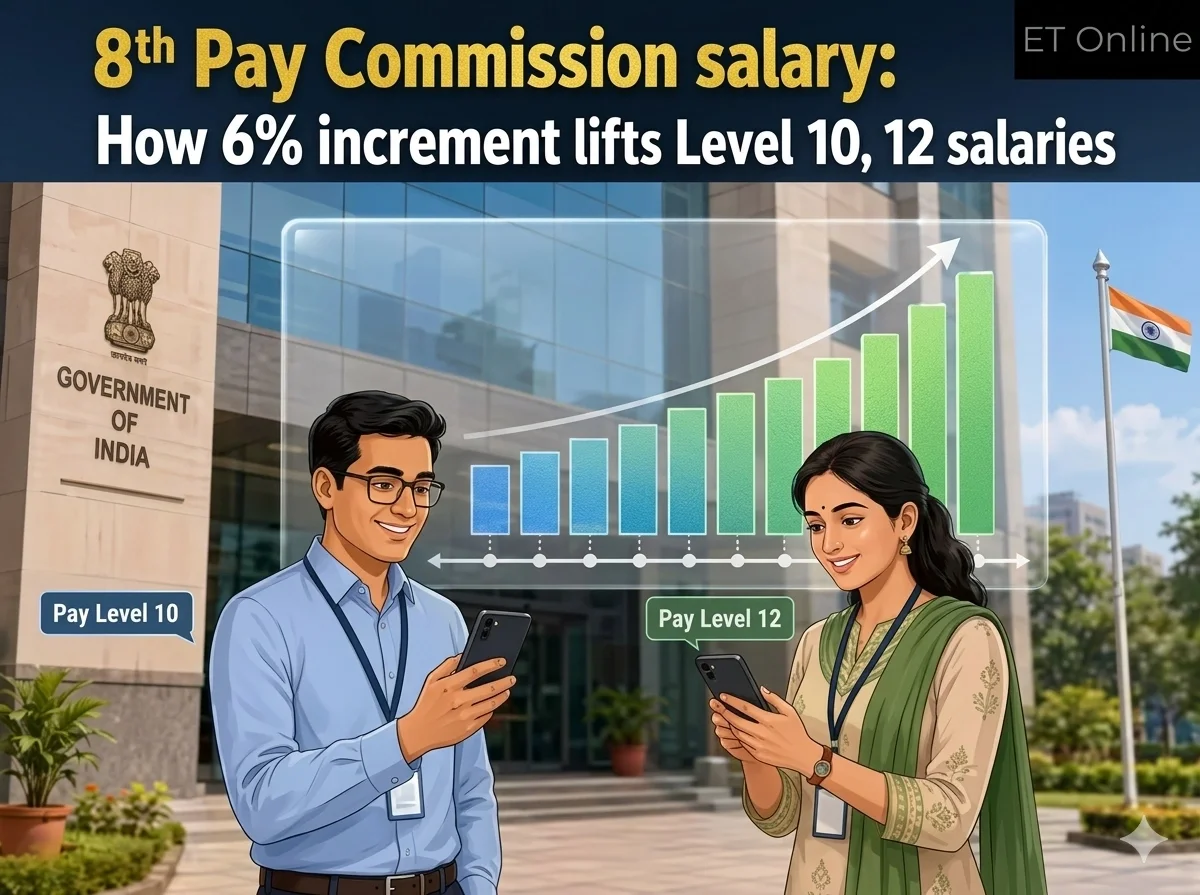 8th Pay Commission: लेवल 10 और 12 के कर्मचारियों की चमकेगी किस्मत, सैलरी कैलकुलेटर से समझें गणित