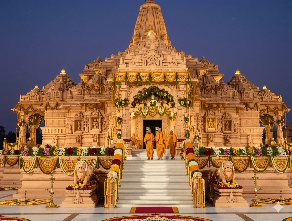 चढ़ावा विवाद बेअसर: अयोध्या में उमड़ी भक्तों की भारी भीड़, दान में भी रिकॉर्ड इजाफा
