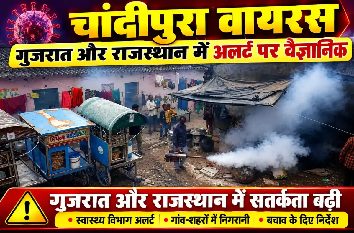 चांदीपुरा वायरस का कहर: गुजरात और राजस्थान में केंद्रीय टीम तैनात, वैज्ञानिकों ने बढ़ाई निगरानी