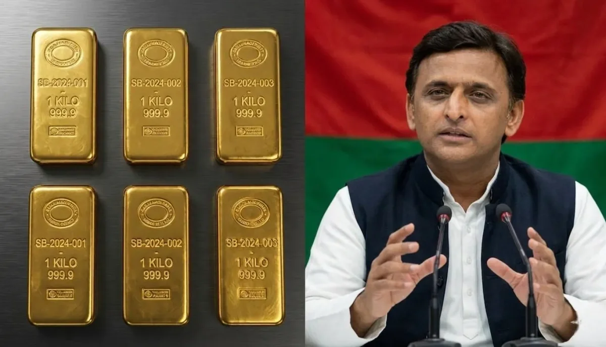 कन्नौज एक्सप्रेसवे पर ब्रेजा कार से मिला 15 करोड़ का सोना, अखिलेश का बड़ा आरोप