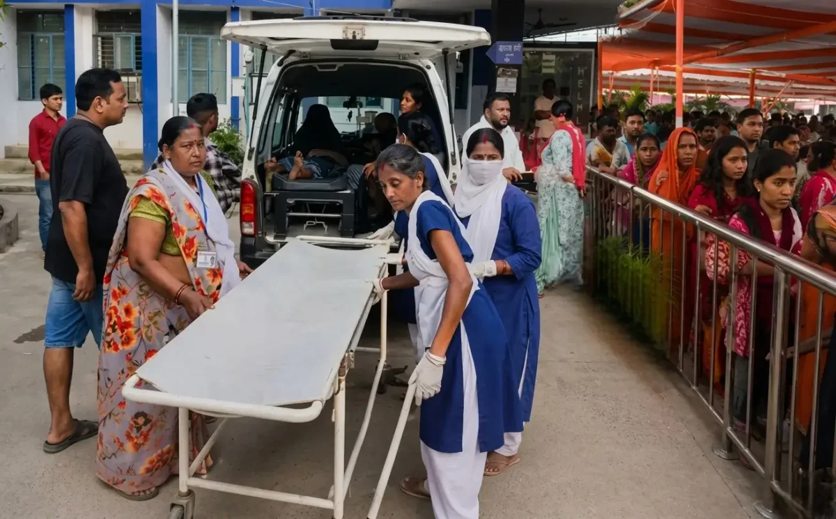 लखीसराय अशोकधाम मंदिर में भगदड़: अचानक मची चीख-पुकार, 7 श्रद्धालुओं की दर्दनाक मौत