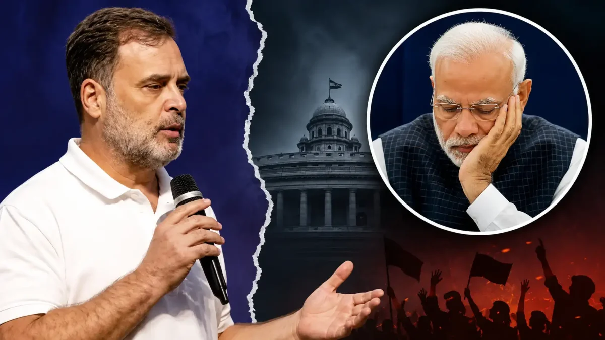 राहुल गांधी का बड़ा दावा: 'पीएम मोदी को अब नींद नहीं आती', सरकार पर बरसे विपक्ष