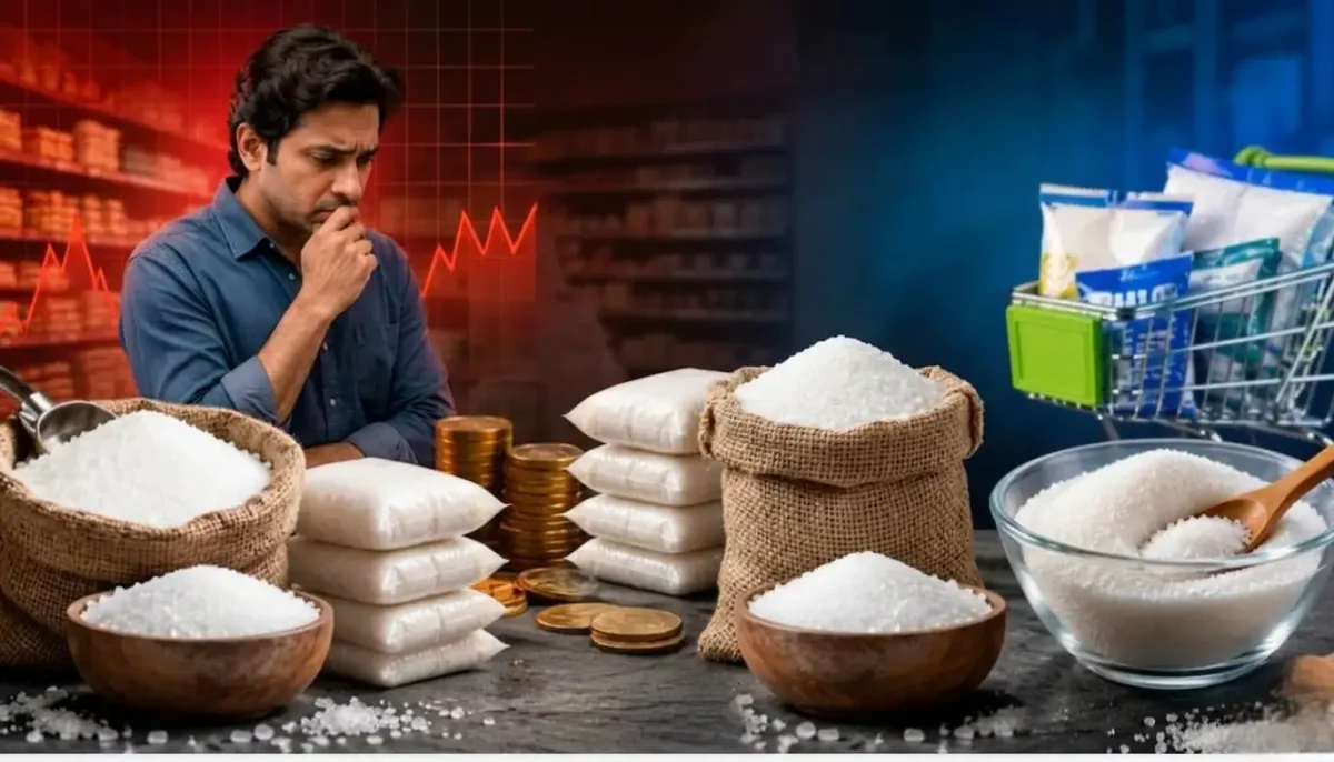 चीनी के दामों में भारी गिरावट! सरकार के इन दो बड़े फैसलों से आम जनता को राहत